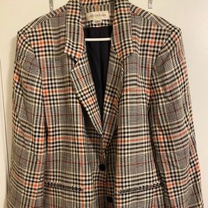 Plaid Blazer